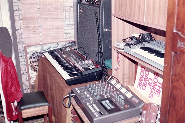 Peter Bargh with Wasp Synth and home made sequencer