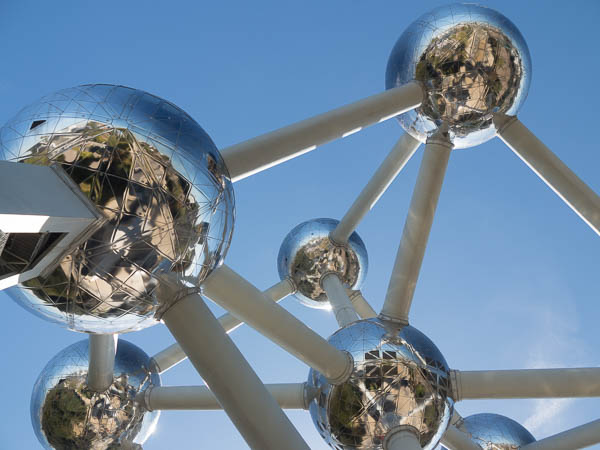 The Atomium construction in Brussels