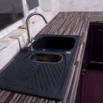 Leisure Uniline Neostone Granite Black sink