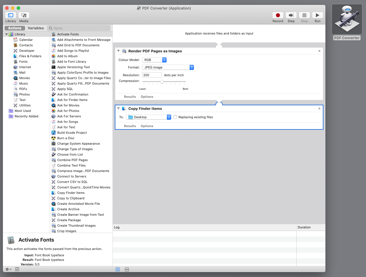 How to batch convert PDF files to JPG on a MAC